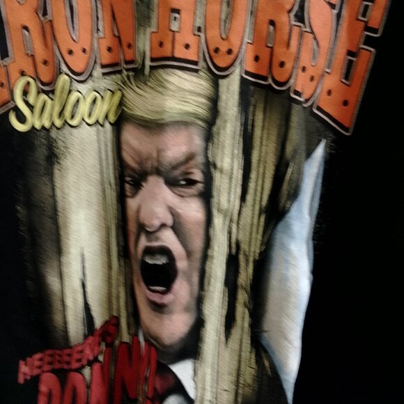 "Gildan Heavy Cotton", Iron Horse Saloon, Here's Donny Short Sleeved Men's Tee - Picture 5 of 5